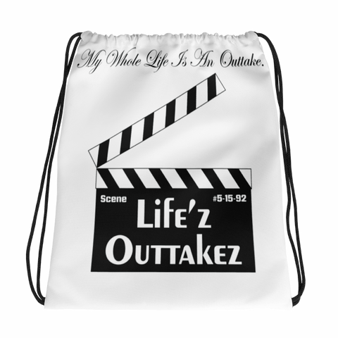 Outtakez Logo Drawstring Bag