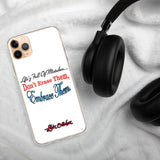 "Mistakes" iPhone Case