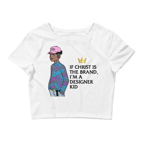 Women’s "Designer Kid" Crop Tee